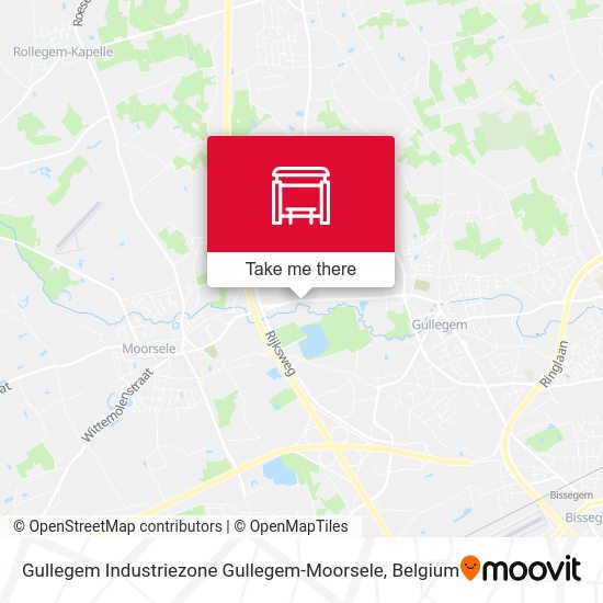 Gullegem Industriezone Gullegem-Moorsele map