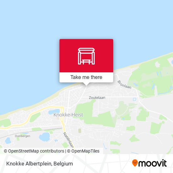 Knokke Albertplein map