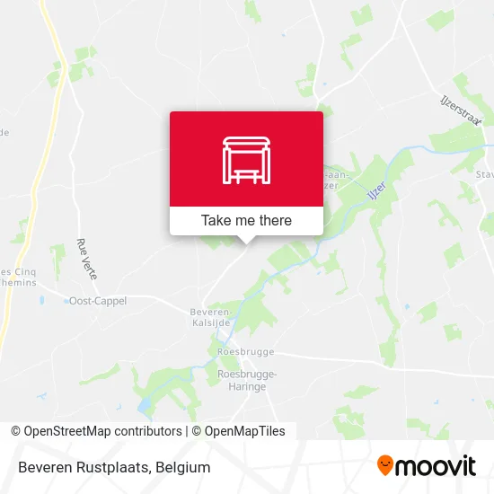 Beveren Rest Area map