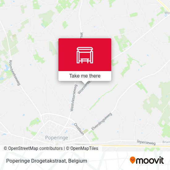 Poperinge Drogetakstraat plan
