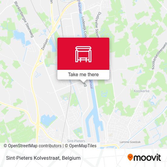 Sint-Pieters Kolvestraat map