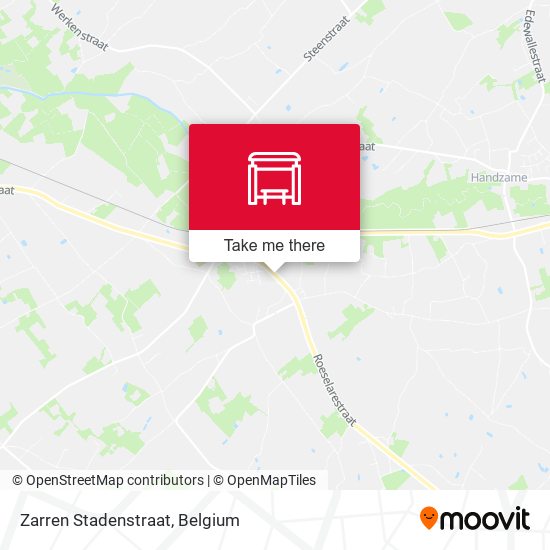 Zarren Stadenstraat map