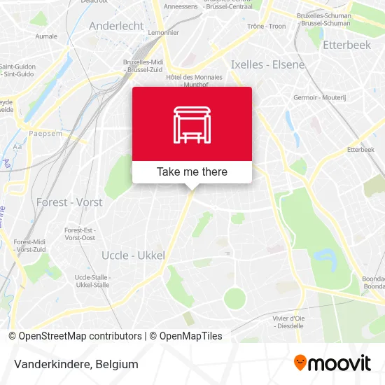 Vanderkindere map