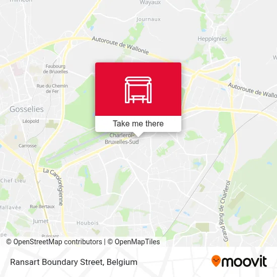 Ransart Boundary Street map