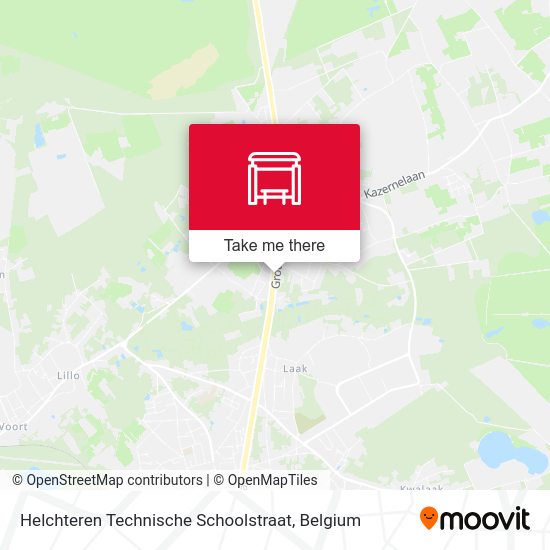 Helchteren Technische Schoolstraat map