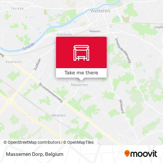 Massemen Dorp map