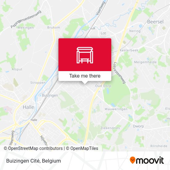 Buizingen Cité plan