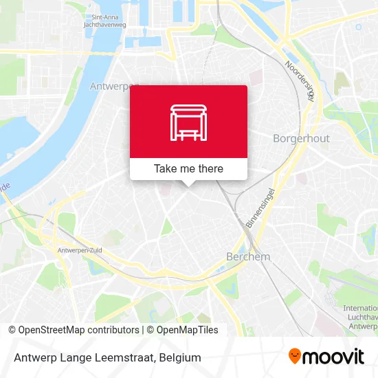 Antwerpen Lange Leemstraat plan