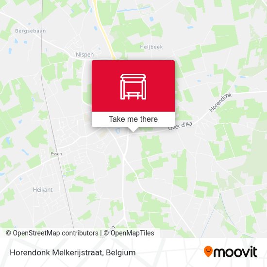 Horendonk Melkerijstraat plan