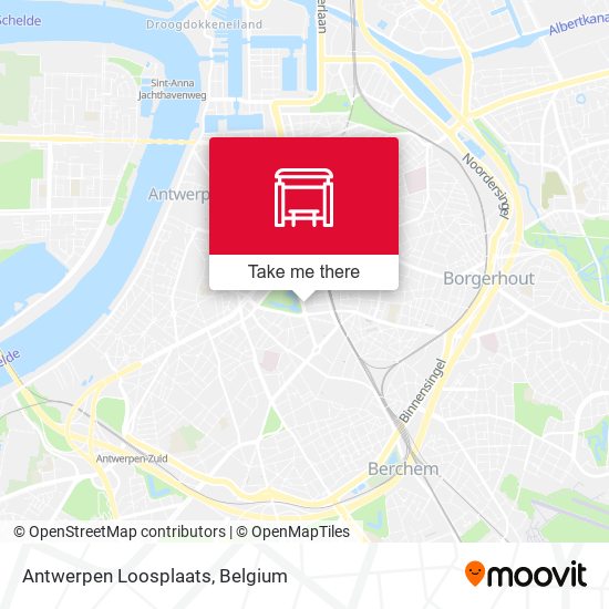 Antwerpen Loosplaats map