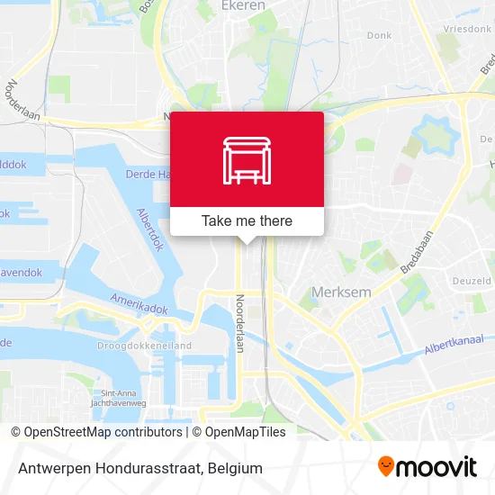 Antwerpen Hondurasstraat plan