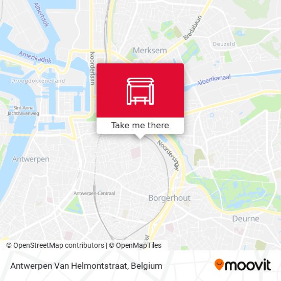 Antwerpen Van Helmontstraat plan