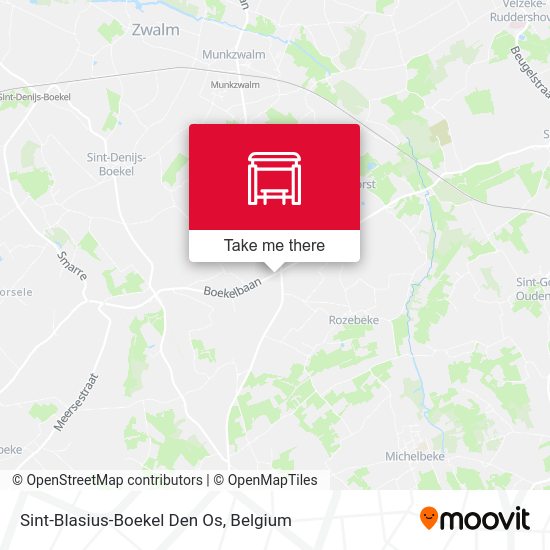 Sint-Blasius-Boekel Den Os map