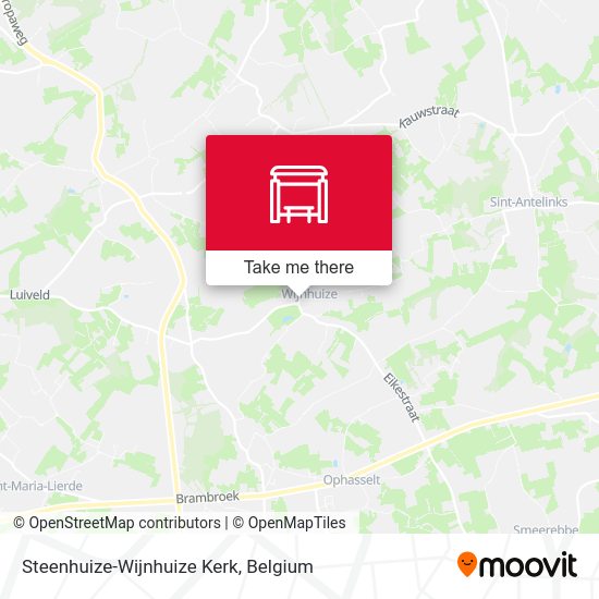 Steenhuize-Wijnhuize Kerk map