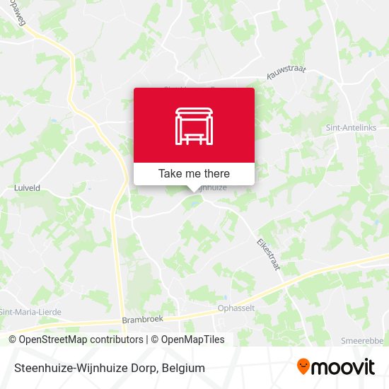 Steenhuize-Wijnhuize Dorp map