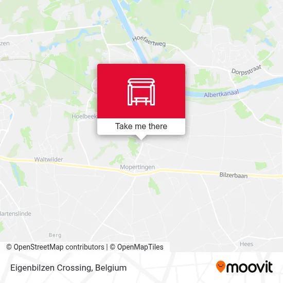 Eigenbilzen Crossing map