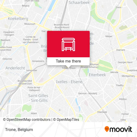 Trone map
