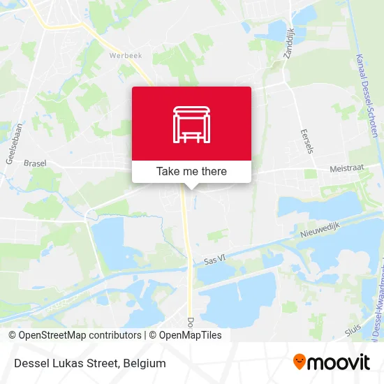 Dessel Lukas Street map