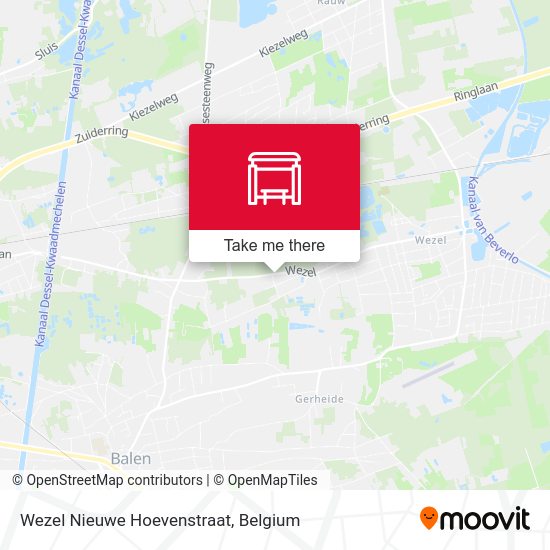 Wezel Nieuwe Hoevenstraat plan