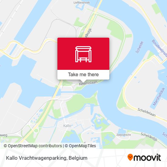 Kallo Vrachtwagenparking map