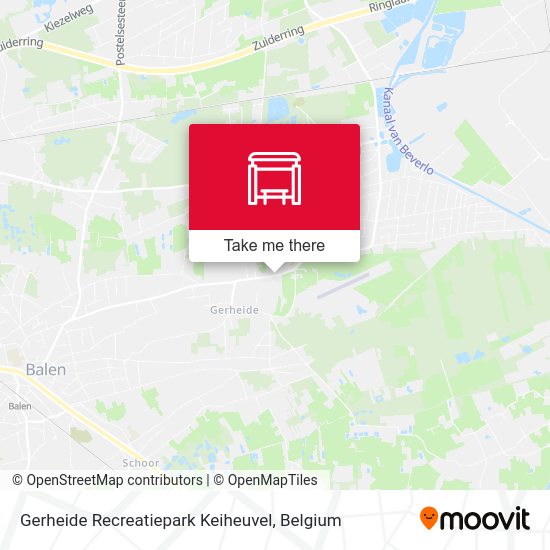 Gerheide Recreatiepark Keiheuvel map