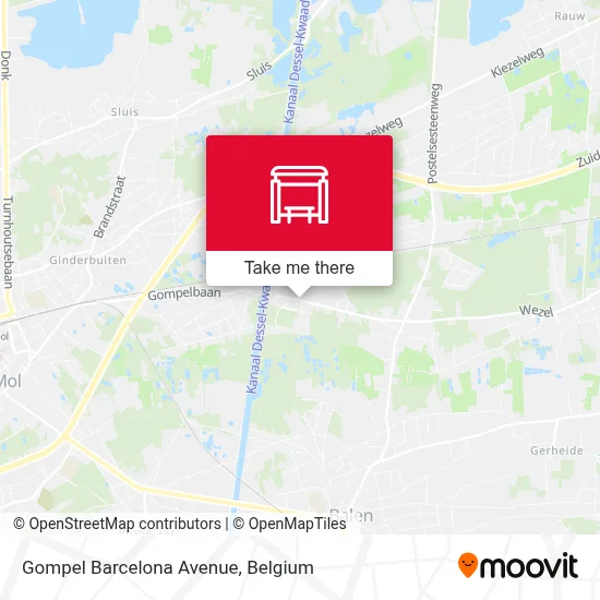 Gompel Barcelona Avenue map