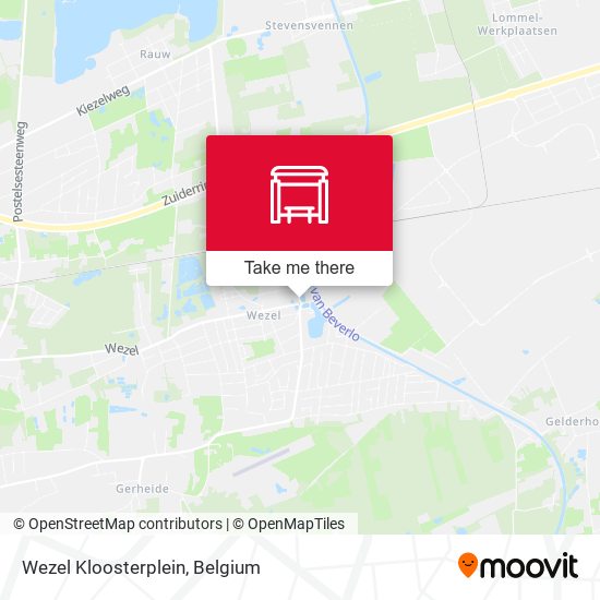 Wezel Kloosterplein map