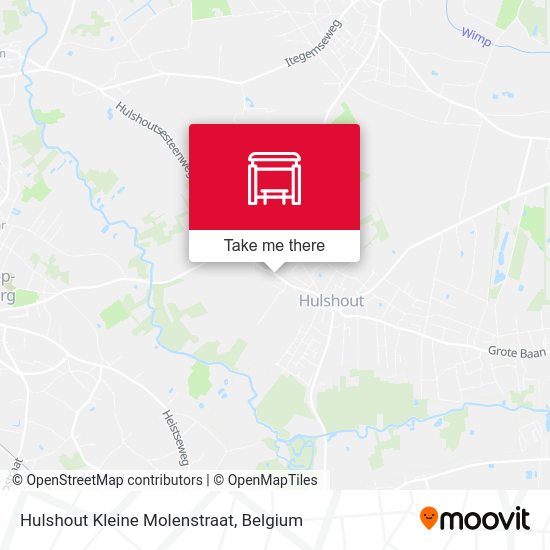 Hulshout Kleine Molenstraat map