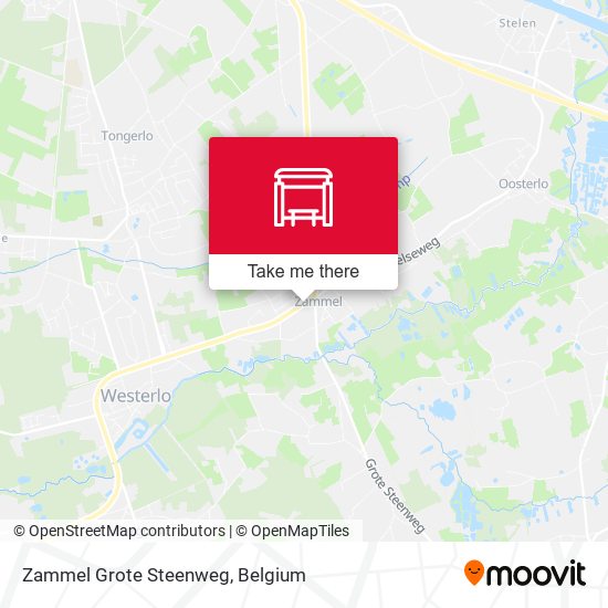 Zammel Grote Steenweg map