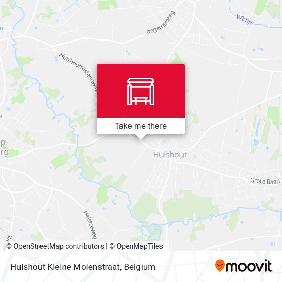 Hulshout Kleine Molenstraat map