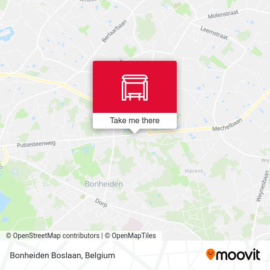 Bonheiden Boslaan plan