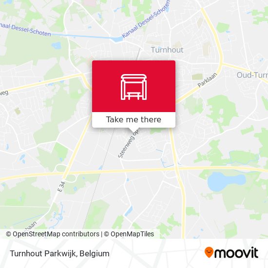 Turnhout Parkwijk map