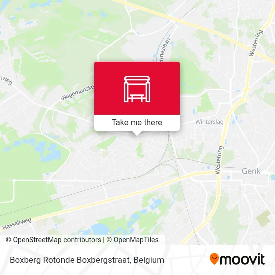 Boxberg Rotonde Boxbergstraat map
