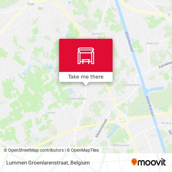 Lummen Groenlarenstraat map