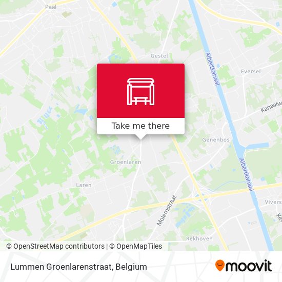 Lummen Groenlarenstraat map