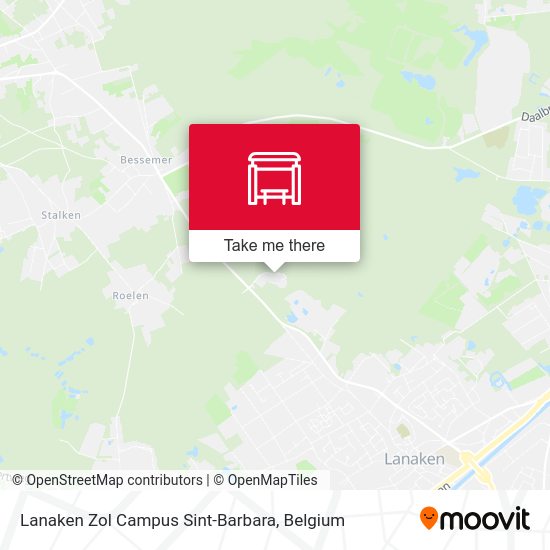 Lanaken Zol Campus Sint-Barbara map