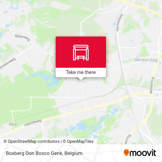 Boxberg Don Bosco Genk map