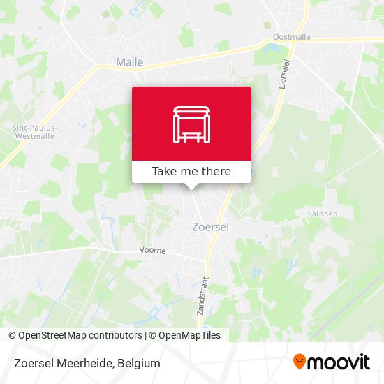 Zoersel Meerheide plan