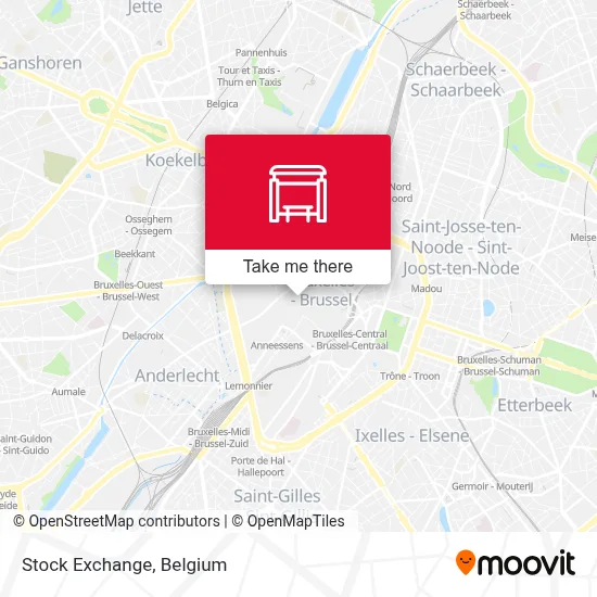 Stock Exchange map