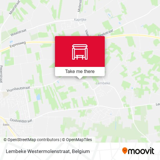 Lembeke Westermolenstraat plan
