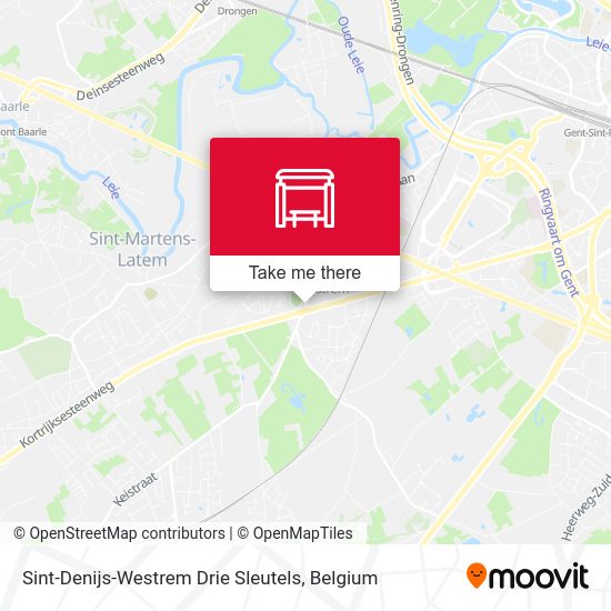Sint-Denijs-Westrem Drie Sleutels map