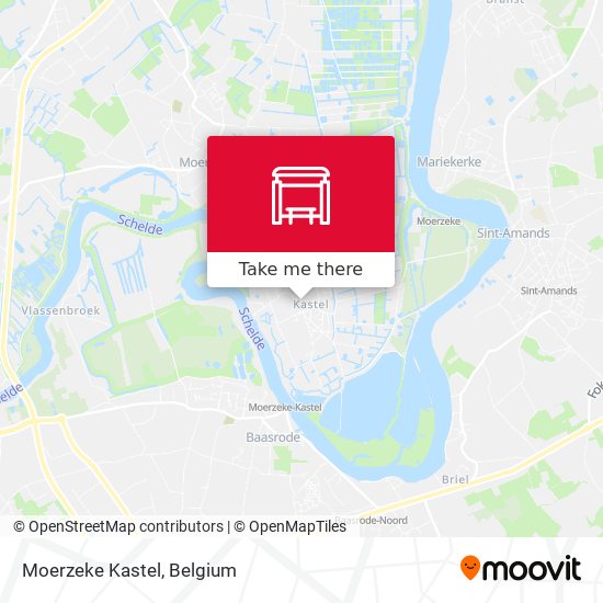 Moerzeke Kastel plan