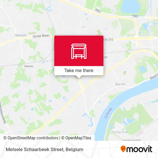 Melsele Schaarbeek Street map