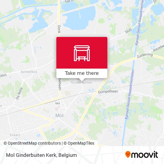 Mol Ginderbuiten Kerk plan