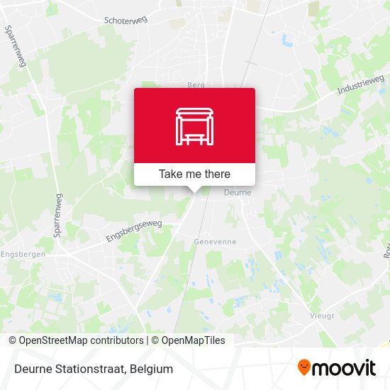 Deurne Stationstraat map