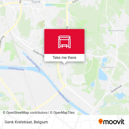 Genk Krel Street map