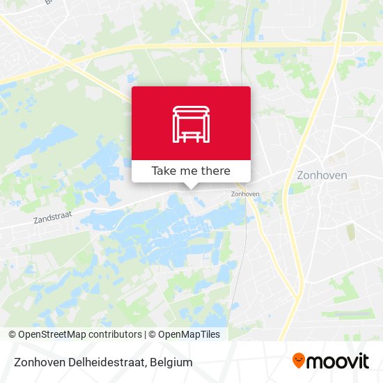 Zonhoven Delheidestraat map