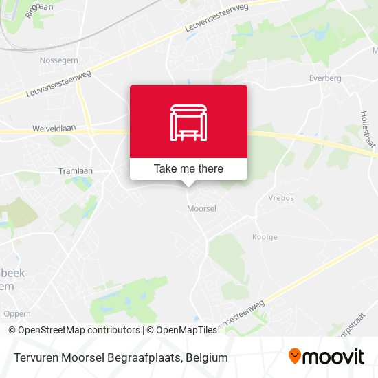 Tervuren Moorsel Begraafplaats plan