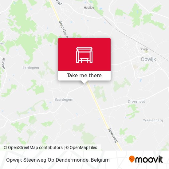 Opwijk Steenweg Op Dendermonde map