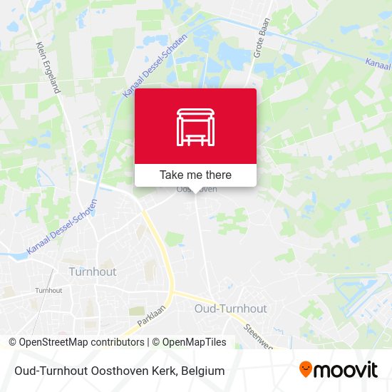 Oud-Turnhout Oosthoven Kerk plan